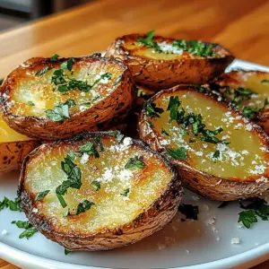 Garlic Herb Roasted Potato Skins