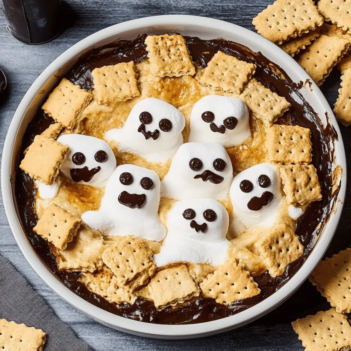 Ghost S'mores Dip
