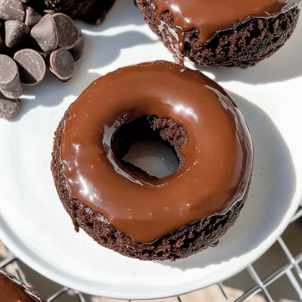 Healthy Chocolate Protein Donuts