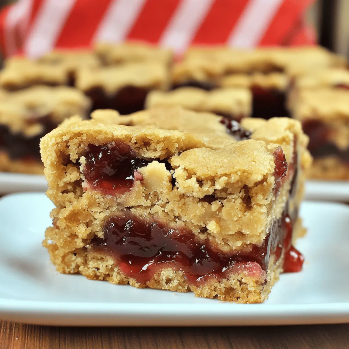 Peanut Butter and Jelly Bars