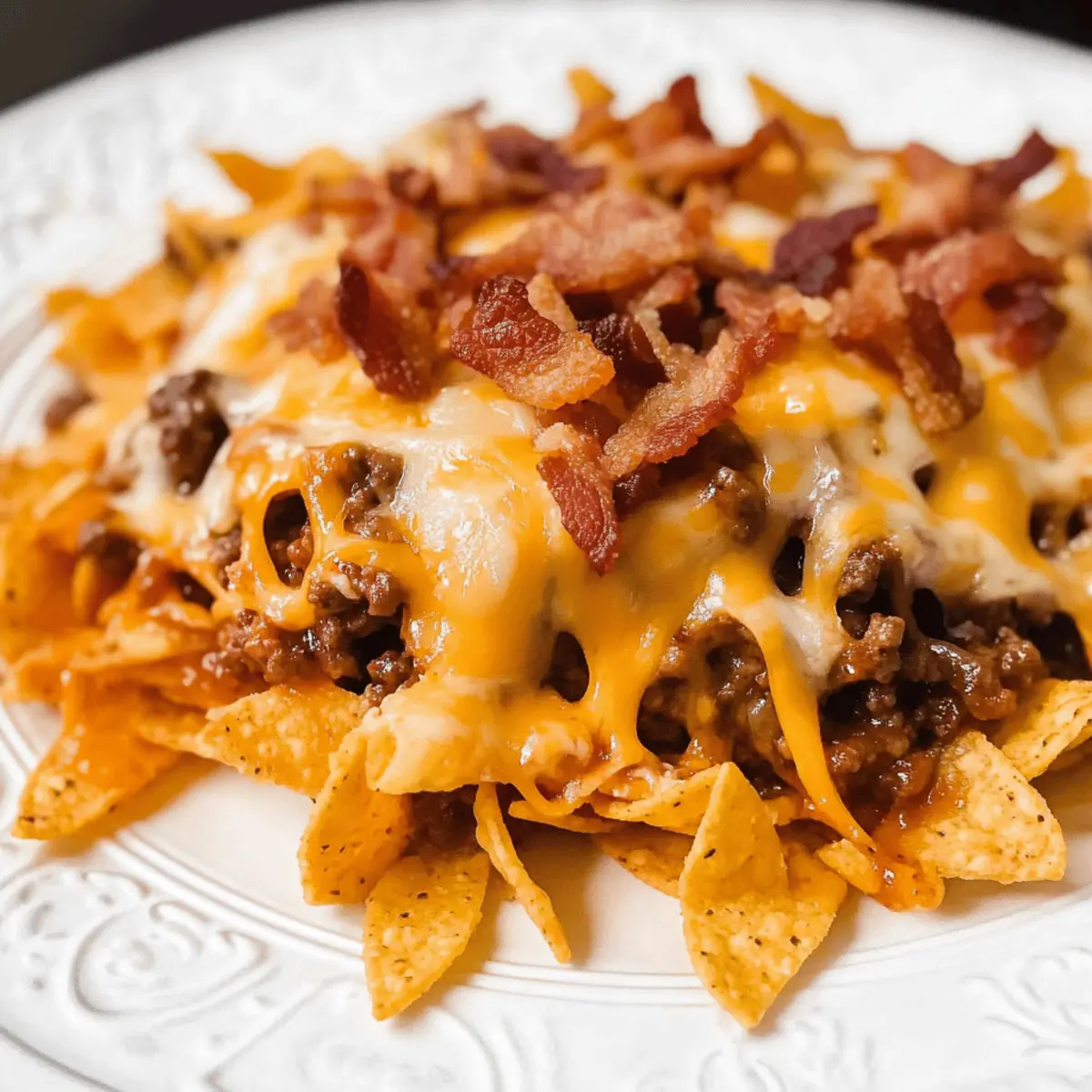 Bacon Cheeseburger Frito Pie