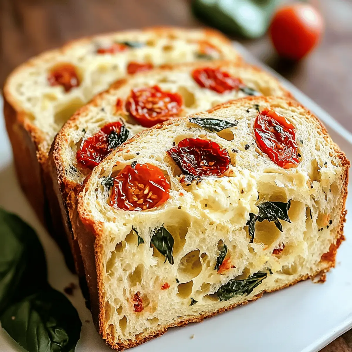 Savory Caprese Bread