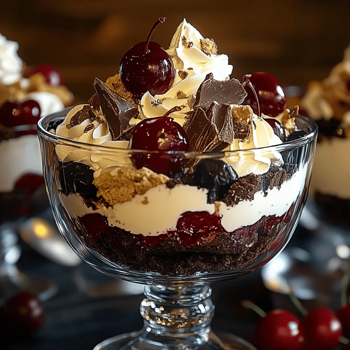 Black Forest Trifle for Christmas