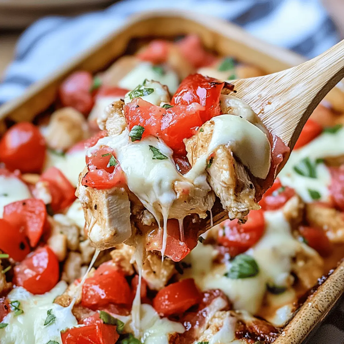 Bruschetta Chicken Casserole