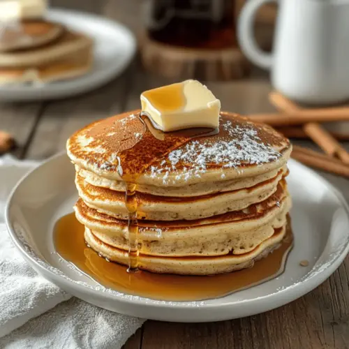 CINNAMON BUTTERMILK PANCAKES