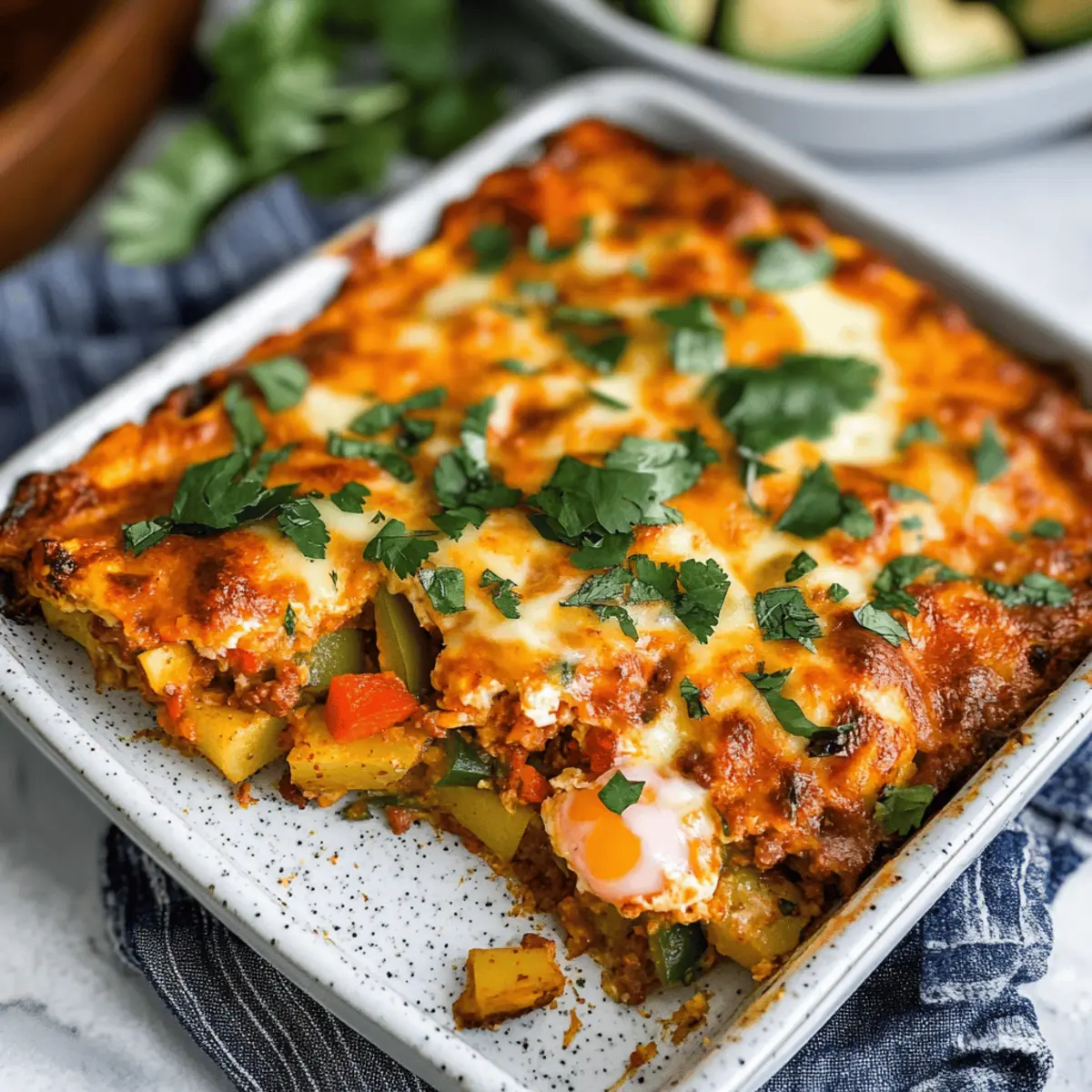Chorizo & Potato Egg Casserole