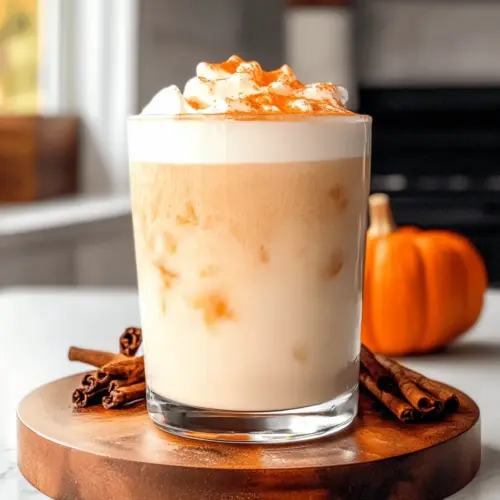 Iced Pumpkin Chai Tea Latte