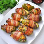 Keto Bacon-Wrapped Cheeseburger
