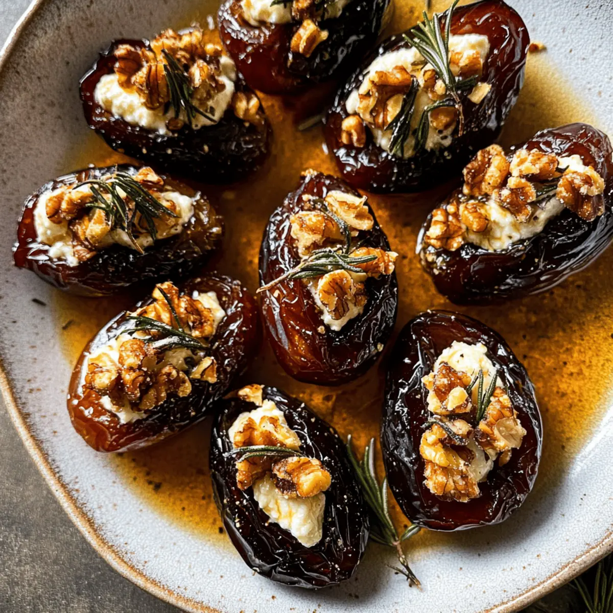 Roasted Stuffed Dates