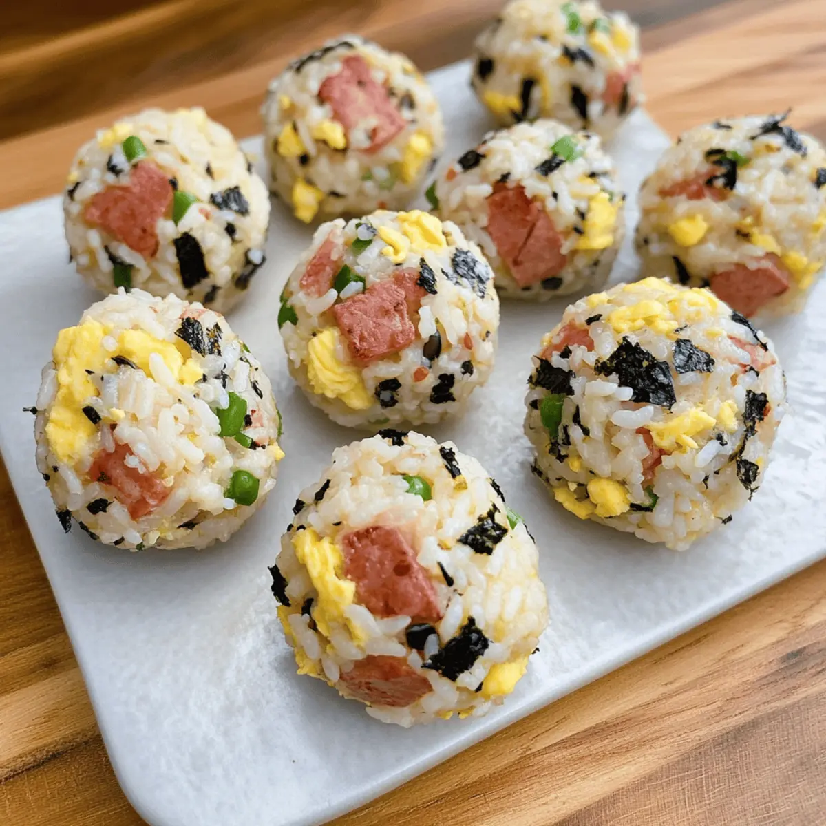 Spam Rice Balls Recipe
