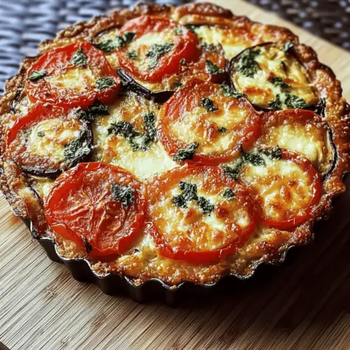 Summer Tomato and Eggplant Pie Recipe