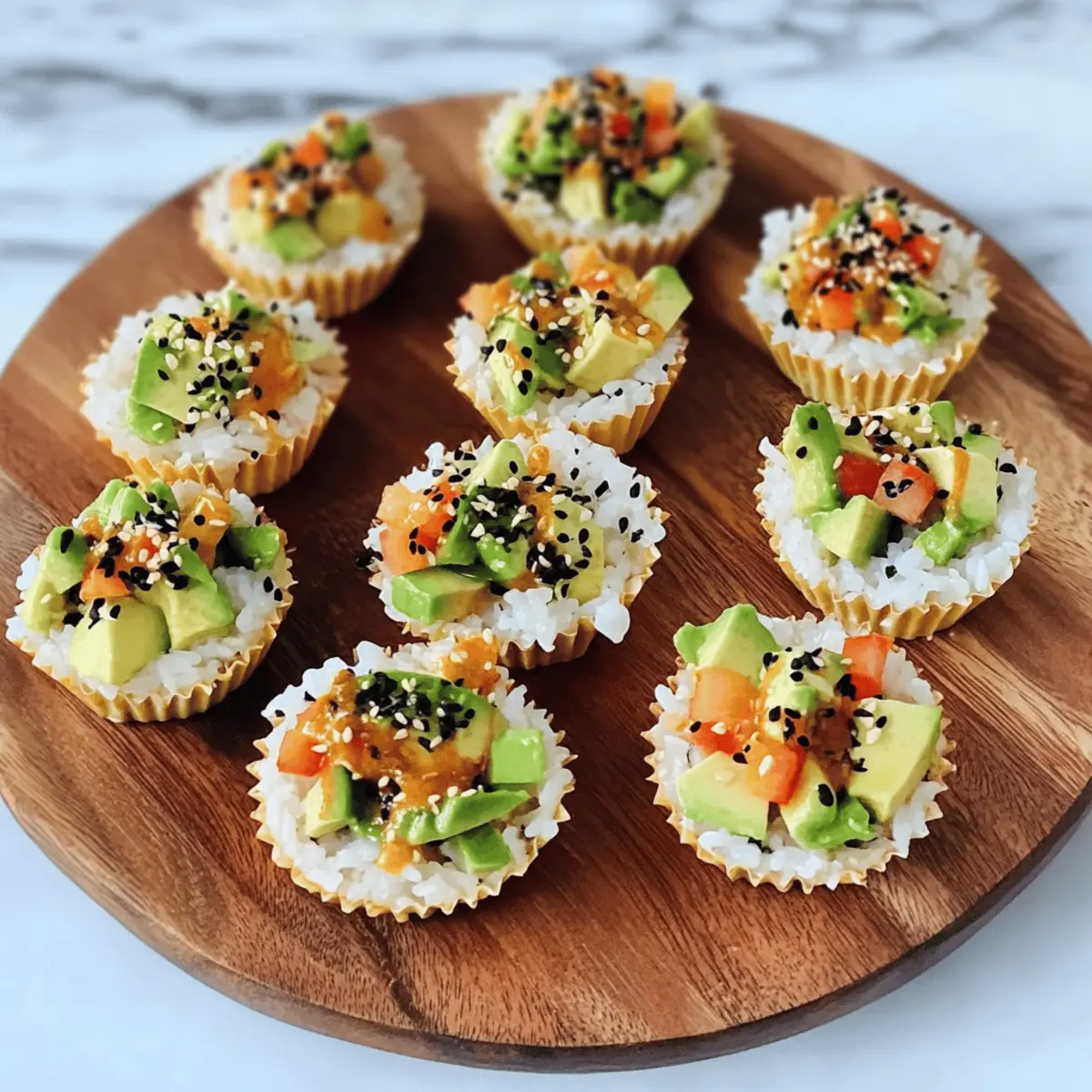 Sushi Cups Recipe