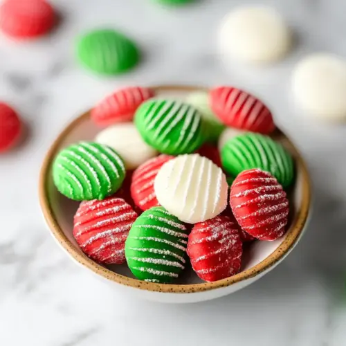 Christmas Cream Cheese Mints