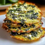 Crispy Spinach and Feta Crisps