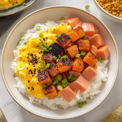 Caramelized Spam and Eggs