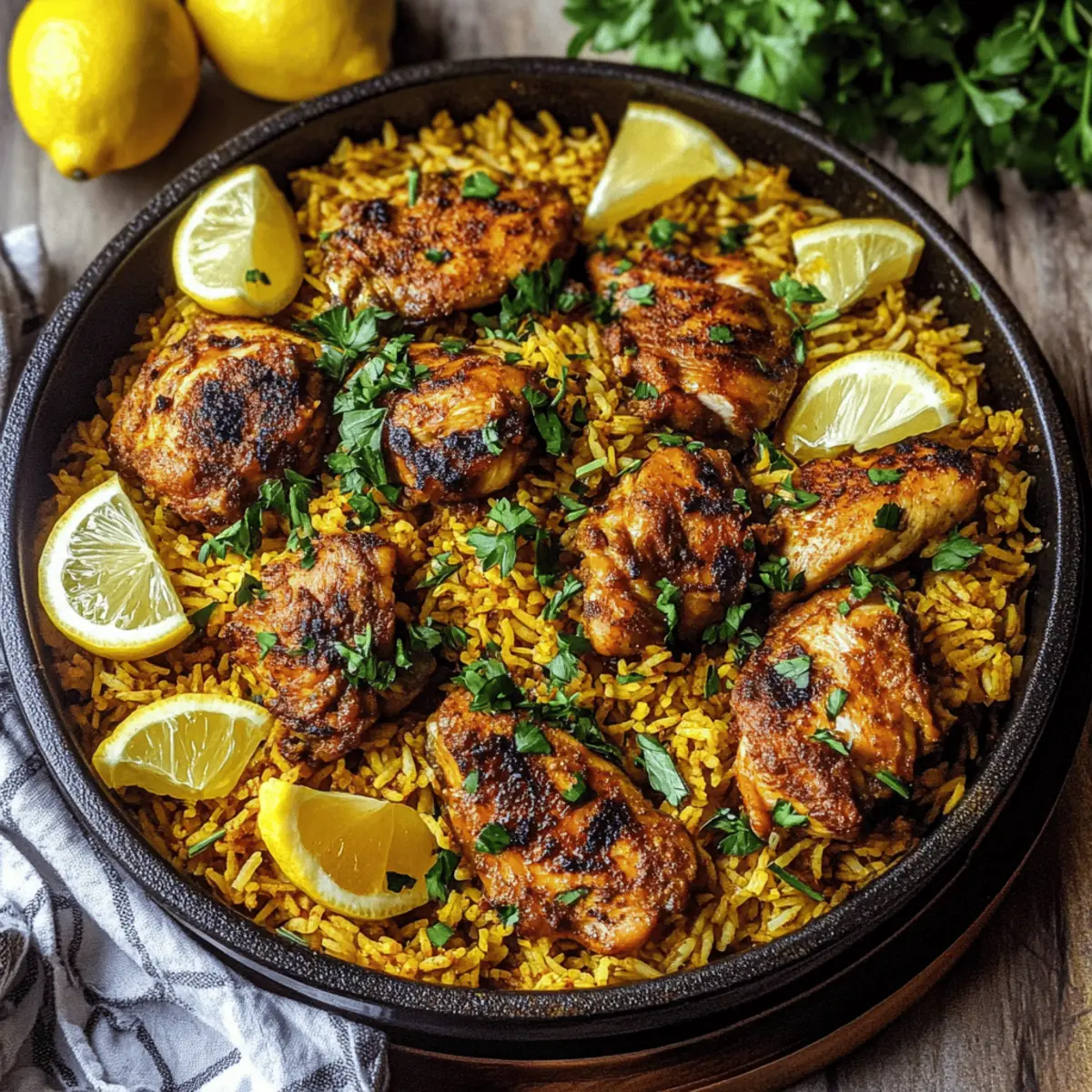 One Pot Shawarma Chicken and Rice