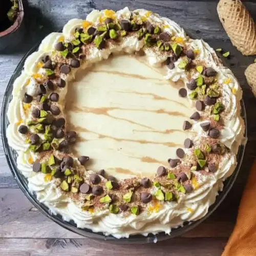 Italian Cannoli Cream Pie