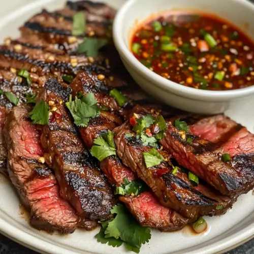 Crying Tiger Beef with Nam Jim Jaew Sauce