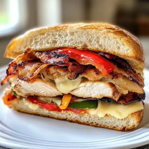 Grilled Chicken Bacon Pepper Jack Ciabatta