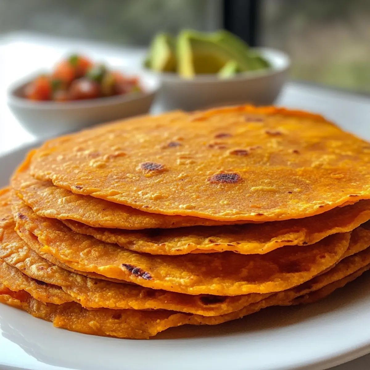 Sweet Potato Tortillas