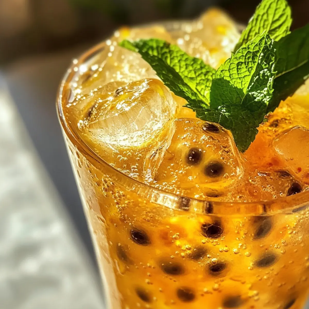 Passion Fruit Iced Tea