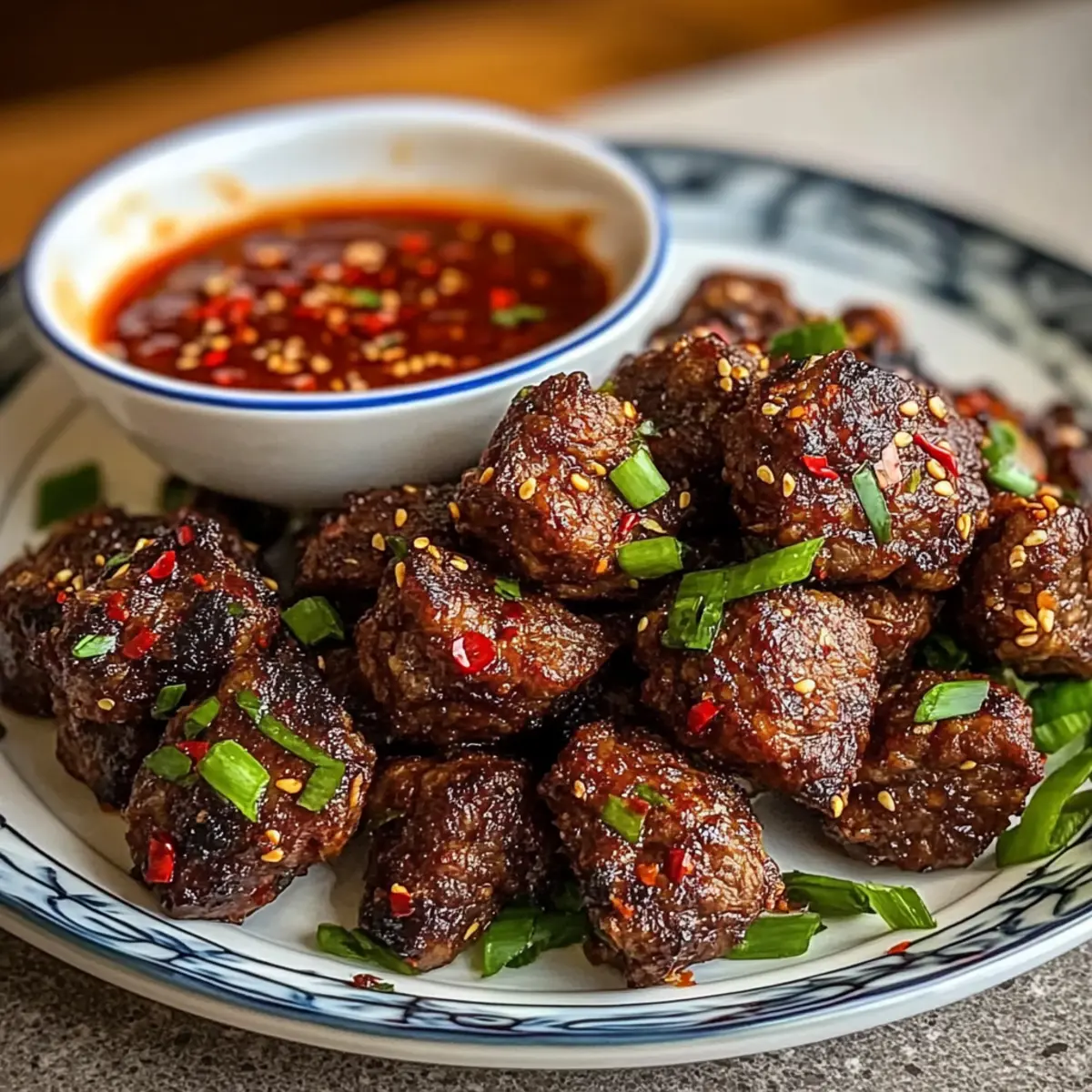 Spicy Korean Beef Bites
