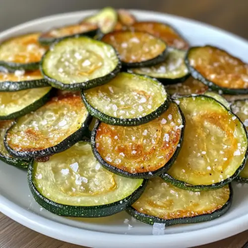 Salt and Vinegar Zucchini Chips