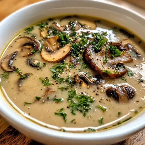 Mushroom Soup without Cream
