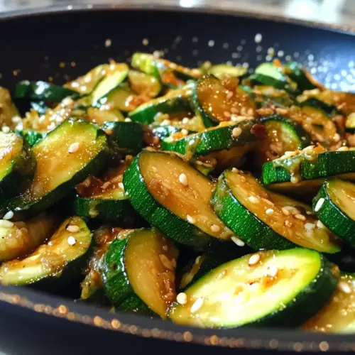 Tasty Asian Zucchini Side
