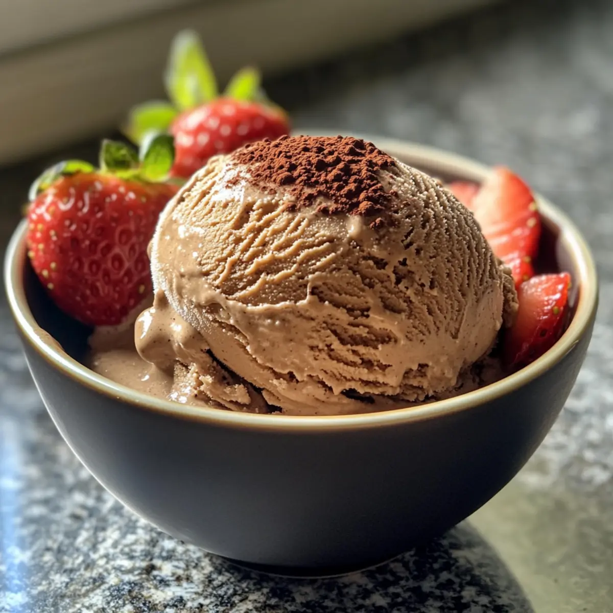 Coffee Cottage Cheese Ice Cream