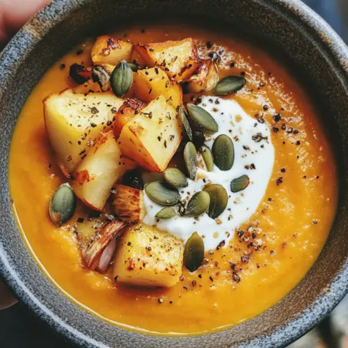 Roasted Squash and Apple Soup