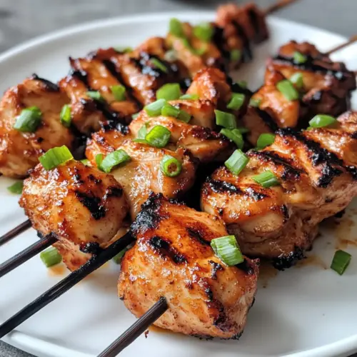 Korean Chicken Skewers