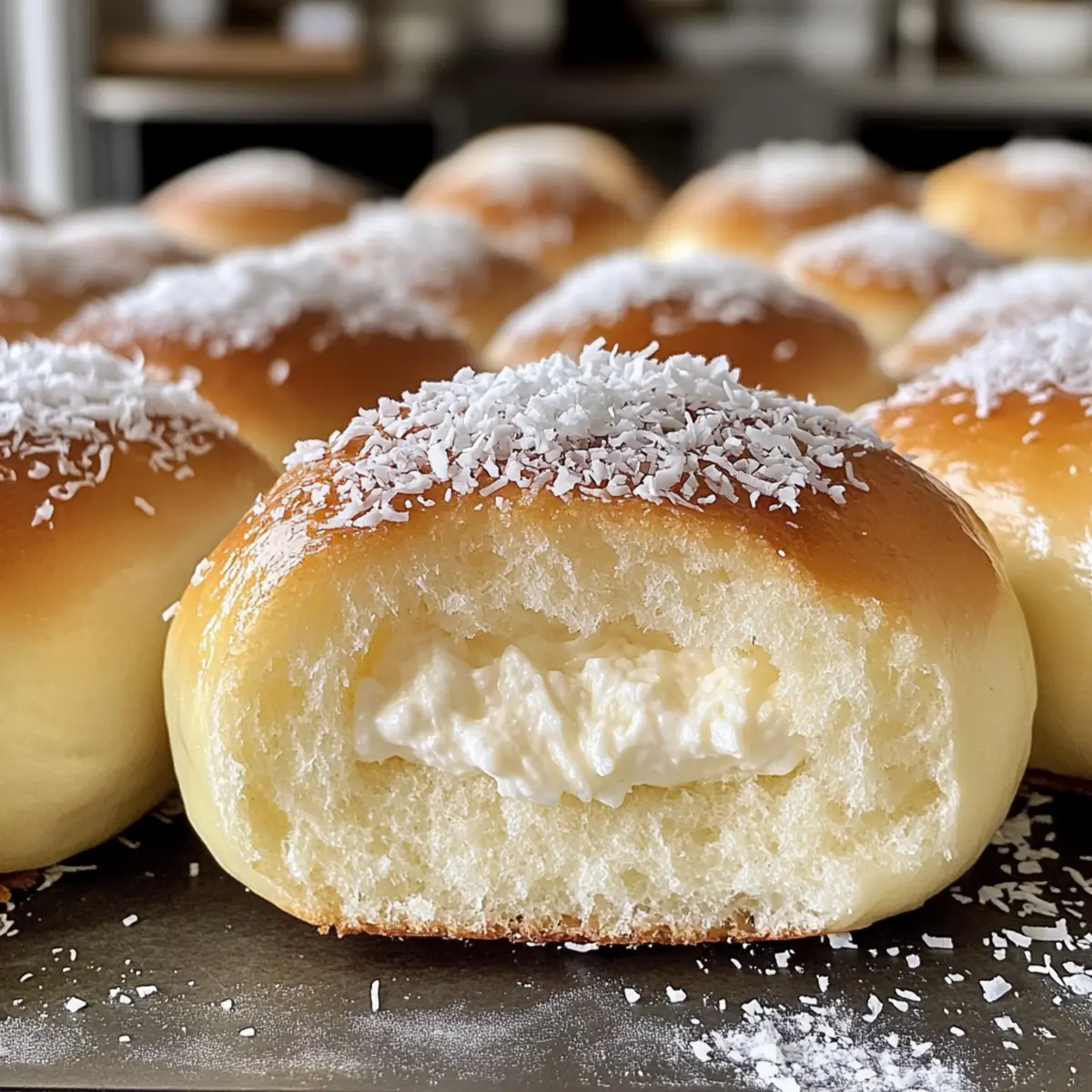 Coconut Cream Buns