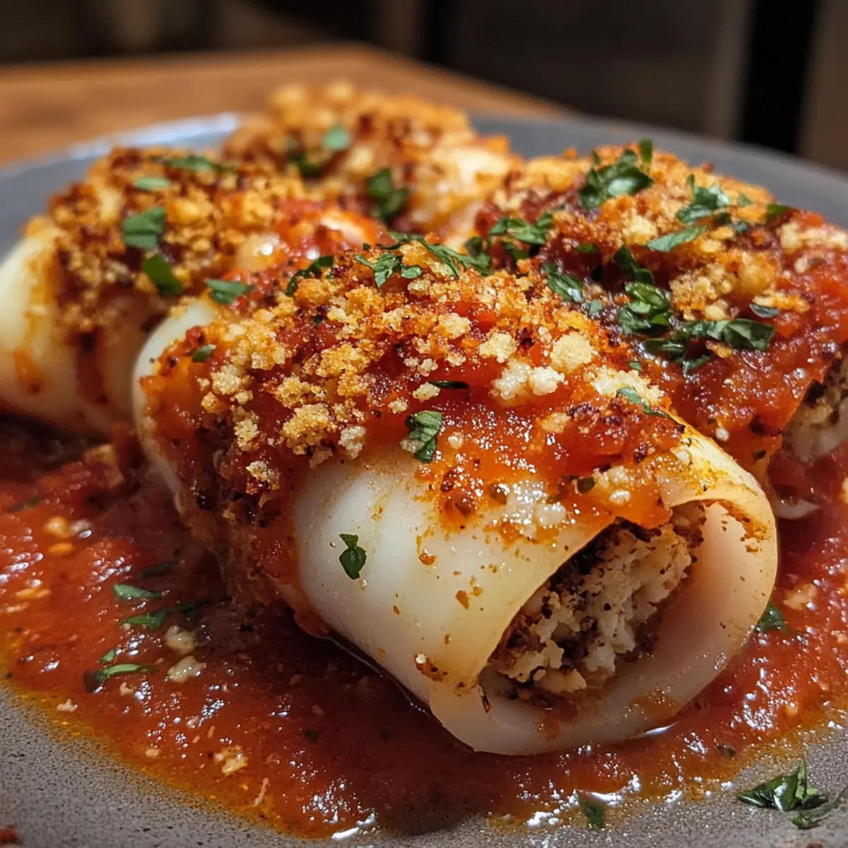 Stuffed Squid