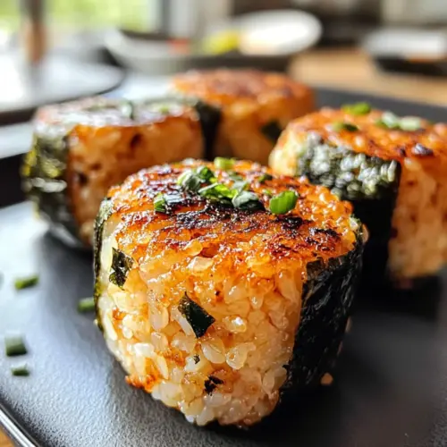 Spicy Tuna Yaki Onigiri