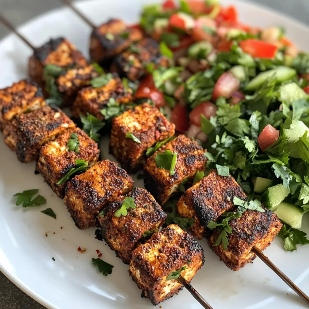 Middle Eastern Tofu Kebabs