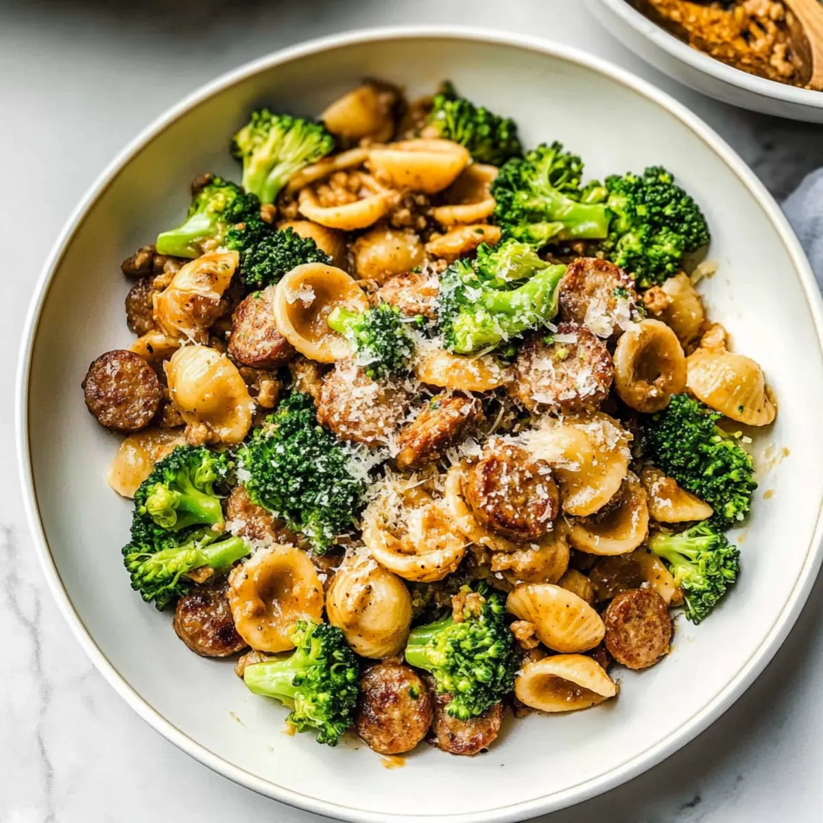 Orecchiette with Sausage and Broccoli
