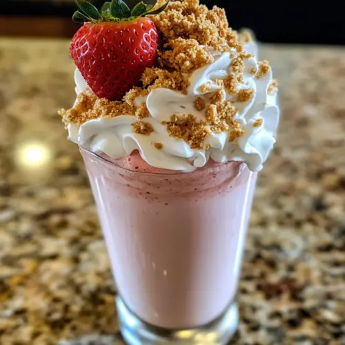 Strawberry Cheesecake Milkshake