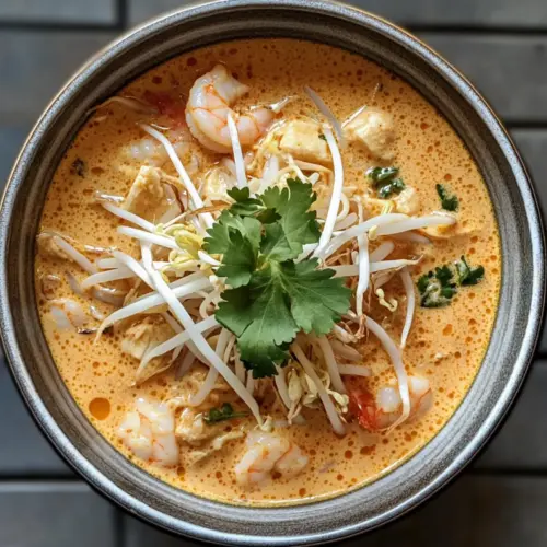 Coconut Curry Soup with Rice Noodles