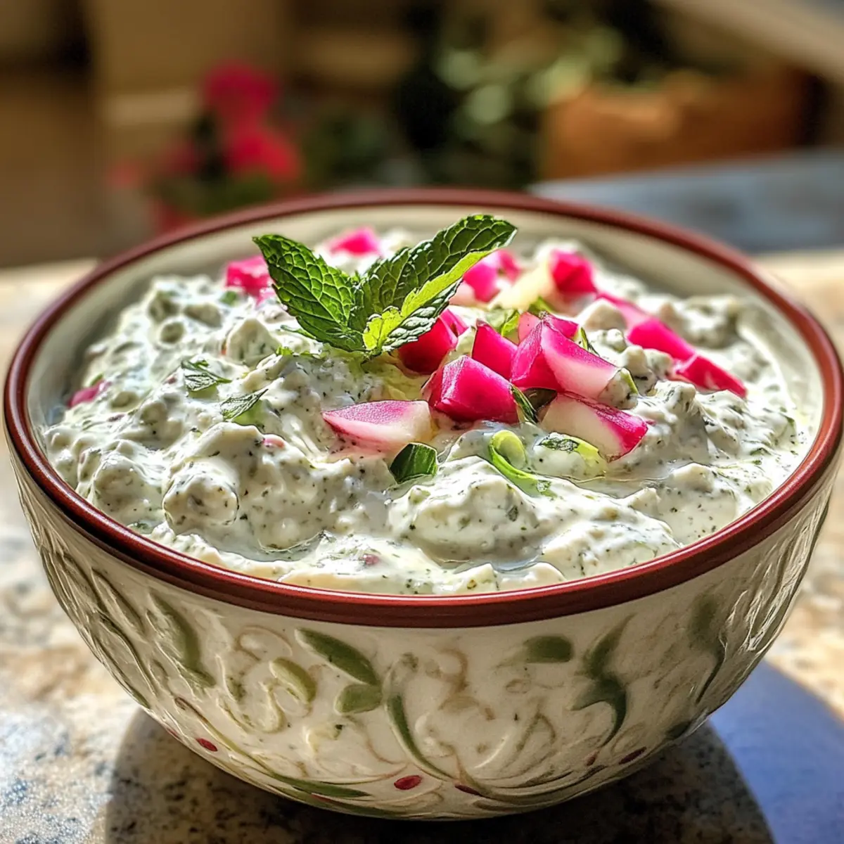 Healthy Radish Tzatziki Dip
