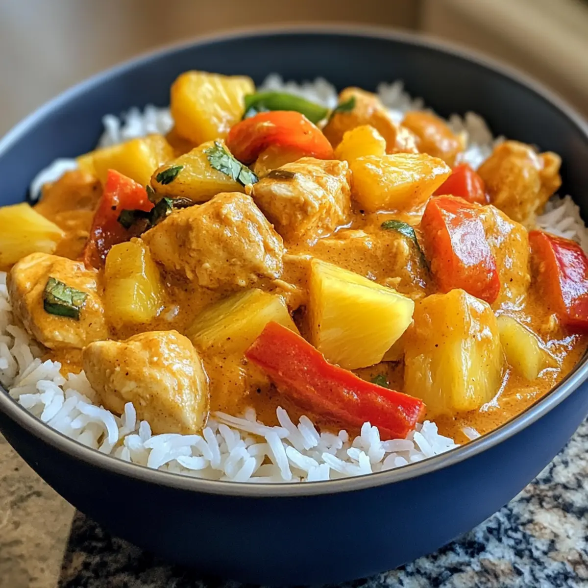 Creamy Chicken Pineapple Curry