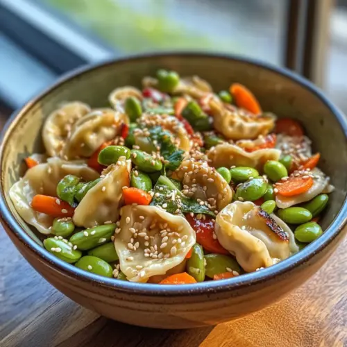 Potsticker Pasta Salad Recipe