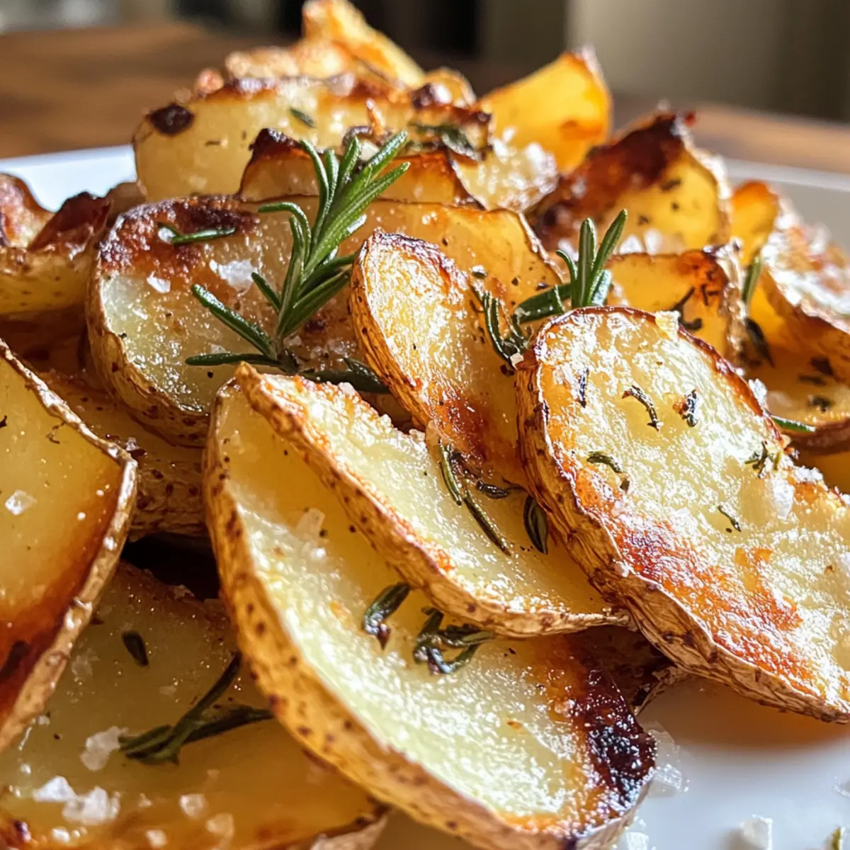 Rosemary Roasted Potato Peelings