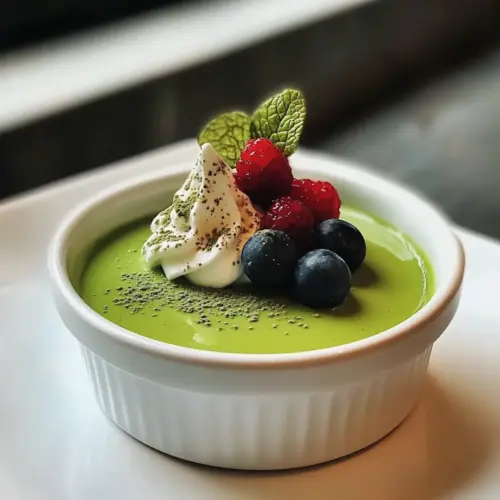 Matcha Panna Cotta