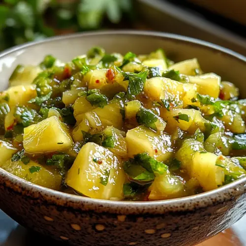 Pineapple Chipotle Salsa
