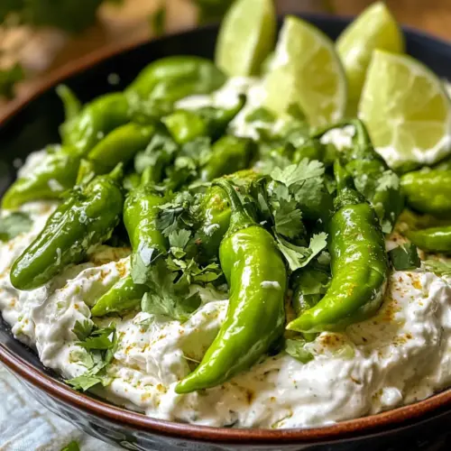 Harred Shishito Pepper & Lime Dip