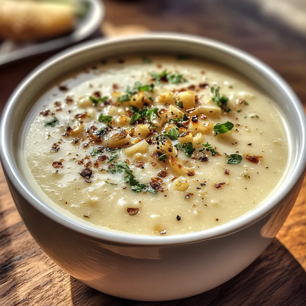 Country French Style Garlic Soup