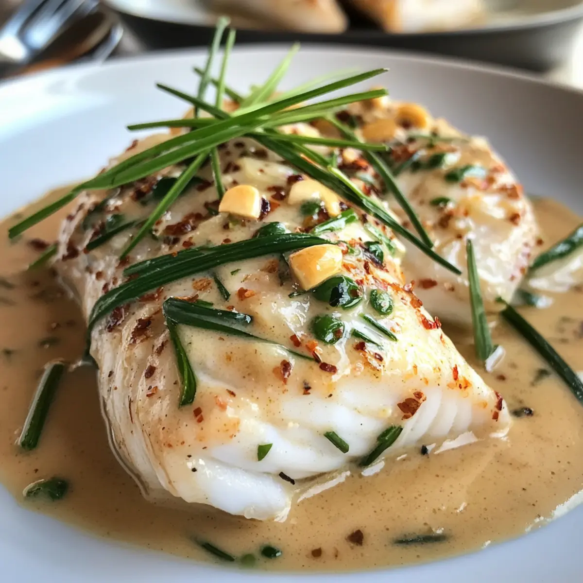 Coconut Lemongrass Poached Fish