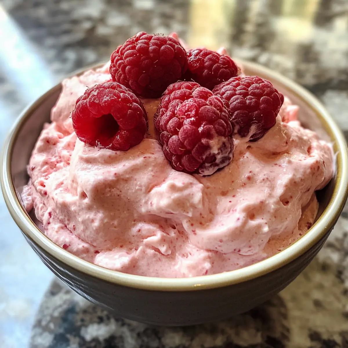 Fresh Raspberry Cloud Mousse