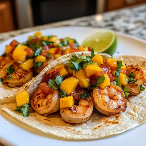 Honey Chipotle Shrimp Tacos